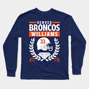 Denver Broncos Williams 33 Edition 2 Long Sleeve T-Shirt